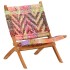 Silla chindi plegable de tela