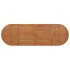 Mesa de comedor jardín 280x90x75 cm madera maciza de