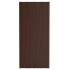 Panel de tejado acero galvanizado marrón 36 unidades 100x45