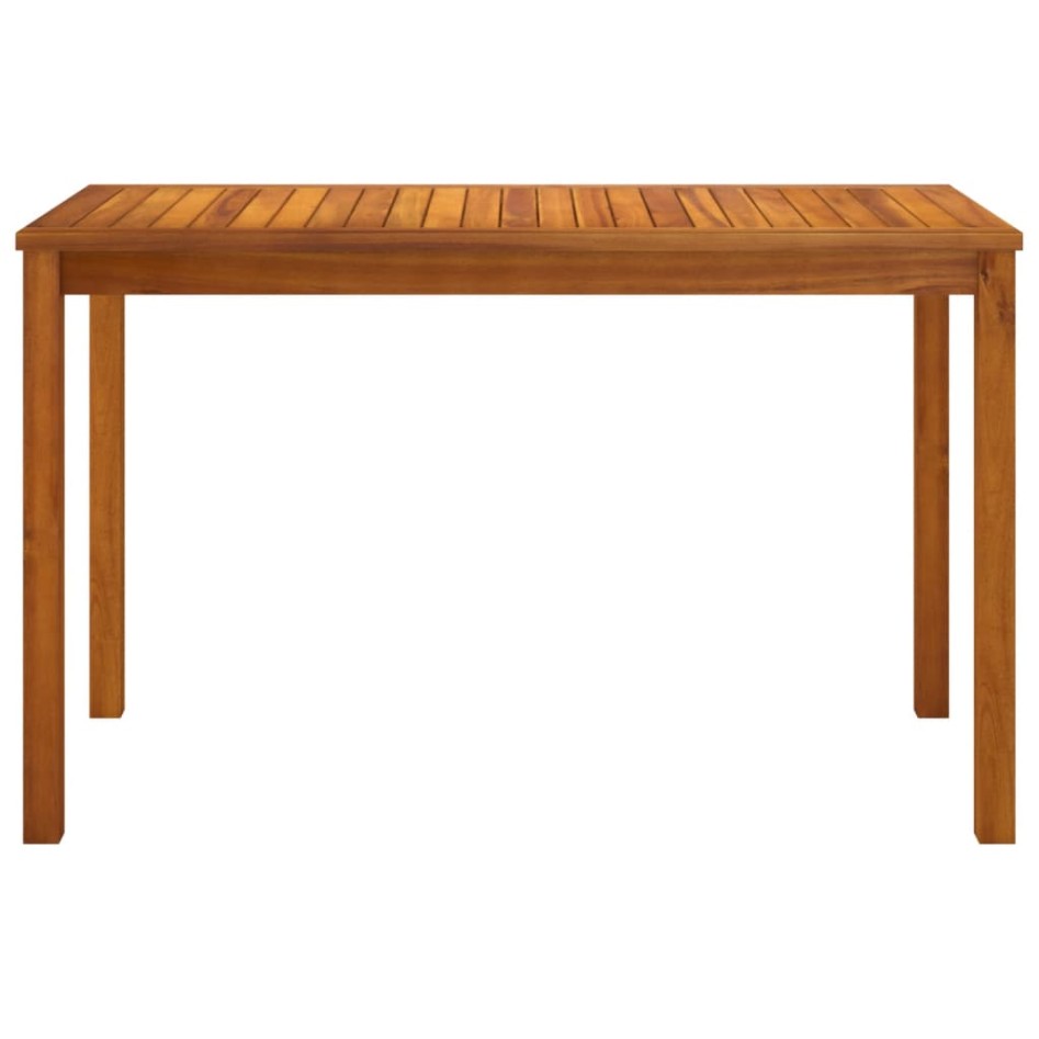 Mesa de jardín madera maciza de acacia 110x55x67