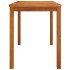 Mesa de jardín madera maciza de acacia 110x55x67