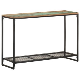 Mesa consola de madera maciza reciclada 110x35x75