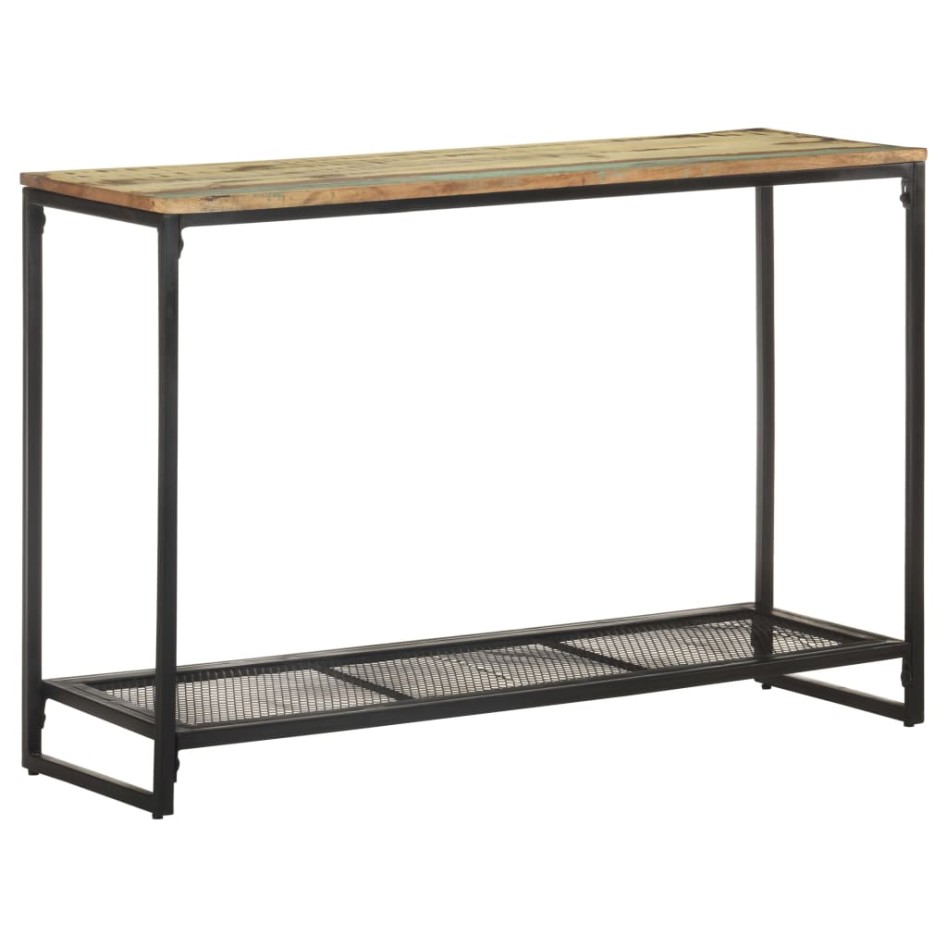 Mesa consola de madera maciza reciclada 110x35x75