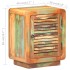 Mesita de noche de madera maciza reciclada 40x30x50