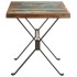 Mesa de comedor de madera maciza reciclada 140x70x76