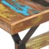 Mesa de comedor de madera maciza reciclada 140x70x76