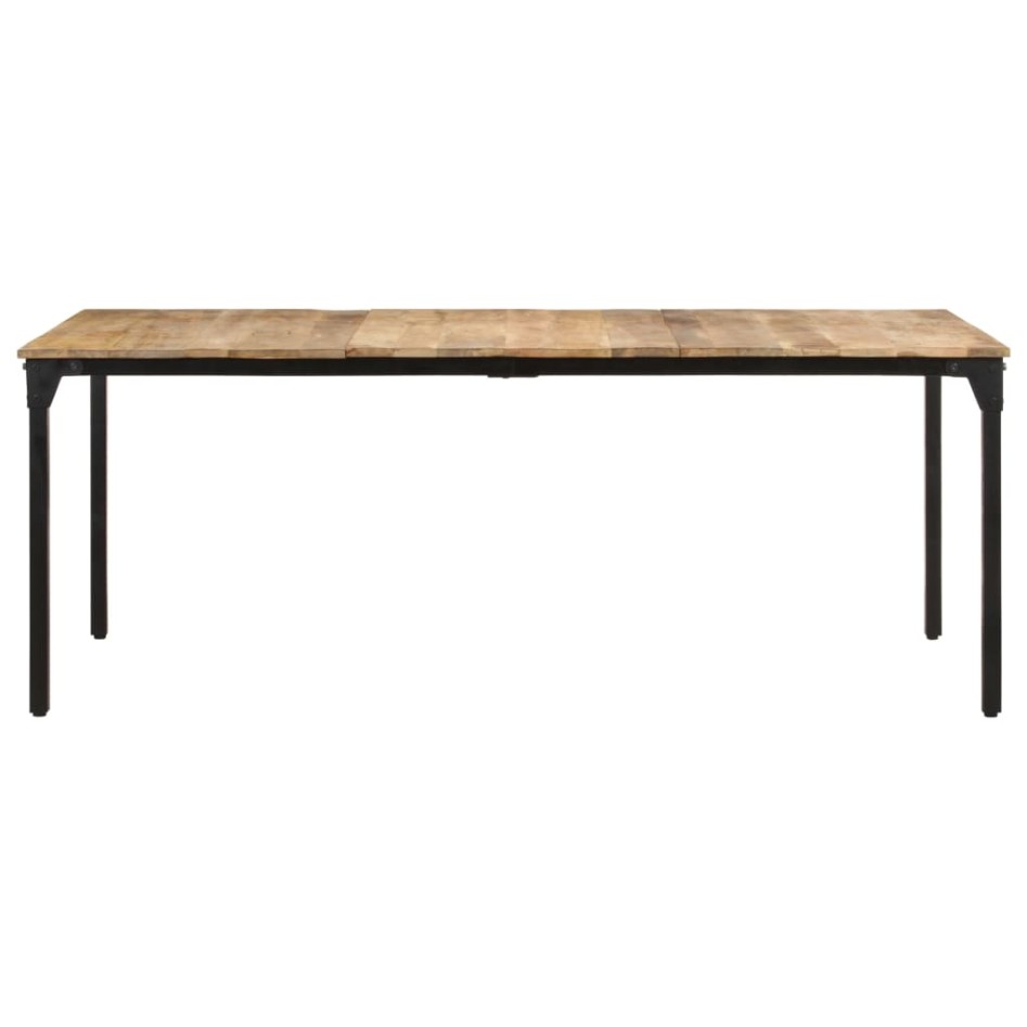 Mesa de comedor madera de mango rugosa 200x100x76