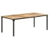 Mesa de comedor madera de mango rugosa 200x100x76