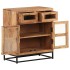 Aparador de madera maciza de acacia 60x35x70