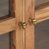 Aparador de madera maciza de acacia 60x35x70