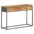 Mesa consola de madera maciza de acacia 110x35x75