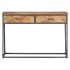 Mesa consola de madera maciza de acacia 110x35x75