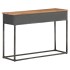Mesa consola de madera maciza de acacia 110x35x75