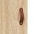 Aparador de madera contrachapada roble Sonoma 34,5x34x180