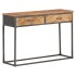 Mesa consola de madera maciza de acacia 110x35x75