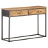 Mesa consola de madera maciza de acacia 110x35x75