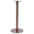 Pata de mesa de bistró acero inoxidable dorado Ø45x107