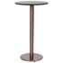 Pata de mesa de bistró acero inoxidable dorado Ø45x107