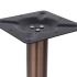 Pata de mesa de bistró acero inoxidable dorado Ø45x107