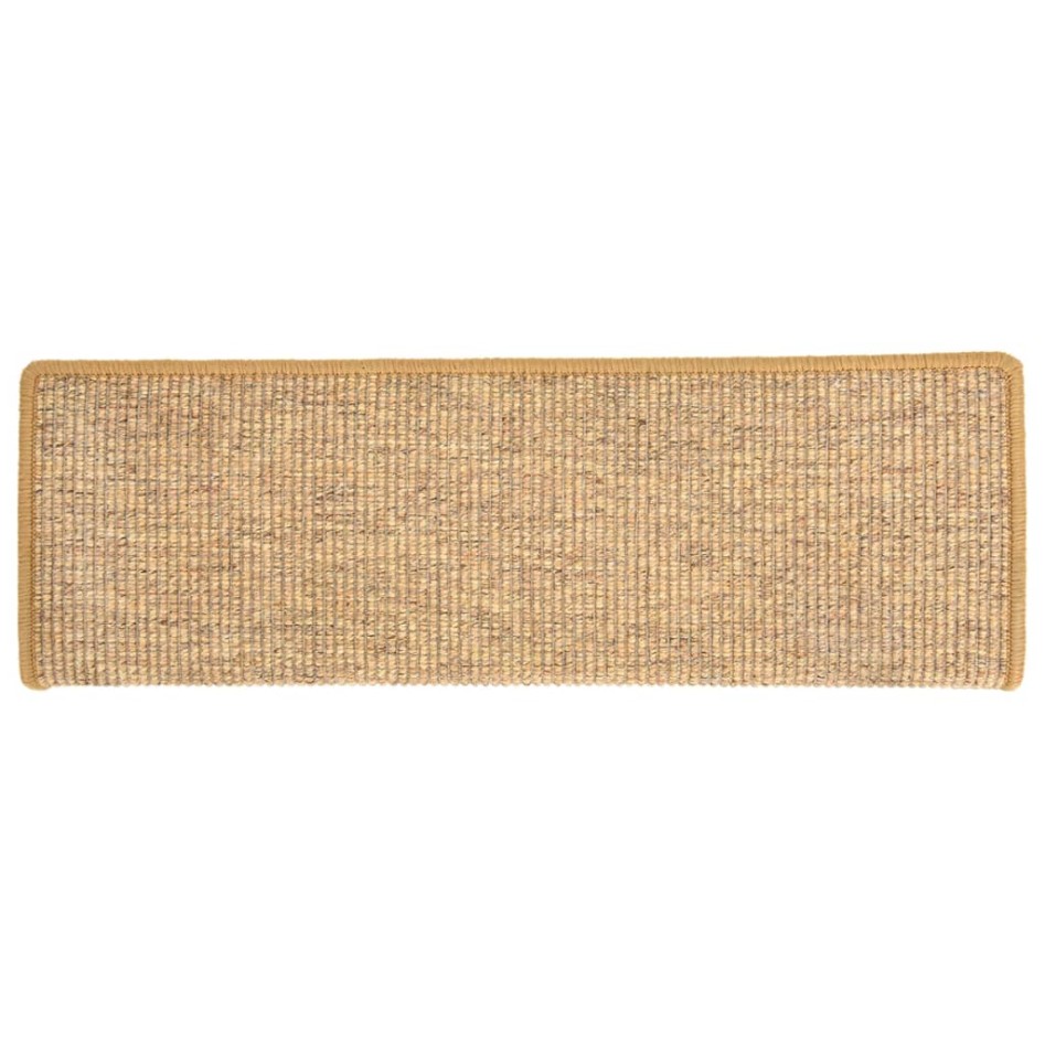 Alfombrilla autoadhesiva escalera 15 uds naranja 65x21x4