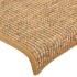 Alfombrilla autoadhesiva escalera 15 uds naranja 65x21x4