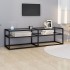 Mueble para TV vidrio templado transparente 140x40x40,5