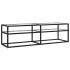 Mueble para TV vidrio templado transparente 140x40x40,5