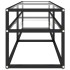 Mueble para TV vidrio templado transparente 140x40x40,5