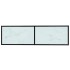 Mueble de TV vidrio templado color mármol blanco 140x40x40,5