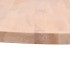 Tablero redondo de madera maciza de haya Ø80x4
