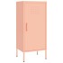 Armario de almacenamiento acero rosa 42,5x35x101,5