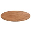 Tablero de mesa redonda madera de roble marrón claro Ø80x1,5 cm