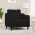 Sillón de tela negro 60
