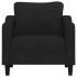 Sillón de tela negro 60