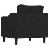 Sillón de tela negro 60