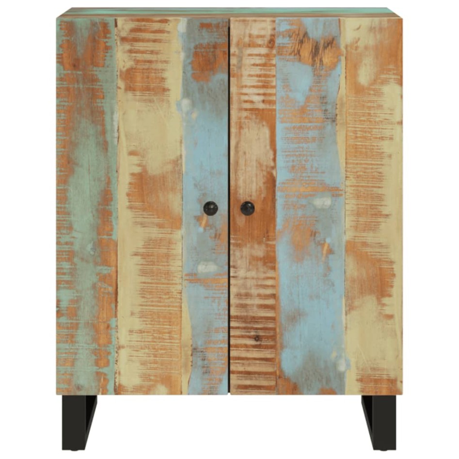 Aparador de madera maciza reciclada 60x33x75