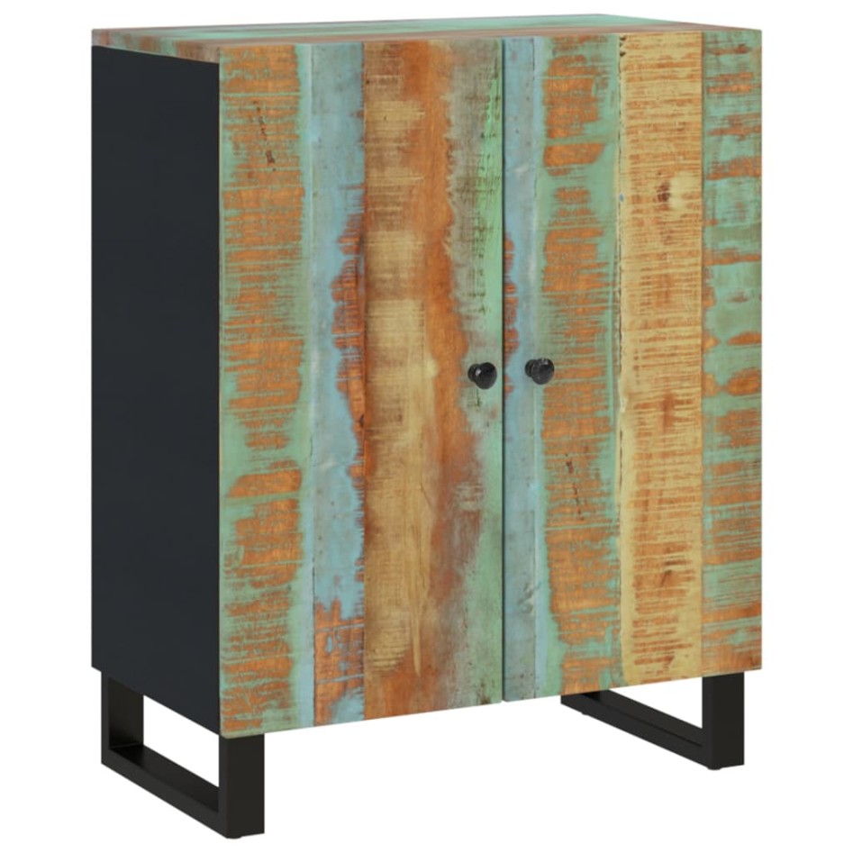 Aparador de madera maciza reciclada 60x33x75