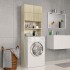 Armario de lavadora madera color roble sonoma 64x25,5x190