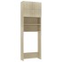 Armario de lavadora madera color roble sonoma 64x25,5x190