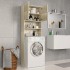 Armario de lavadora madera color roble sonoma 64x25,5x190