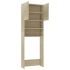 Armario de lavadora madera color roble sonoma 64x25,5x190