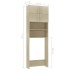 Armario de lavadora madera color roble sonoma 64x25,5x190