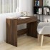 Escritorio madera de ingeniería marrón roble 101x50x76,5