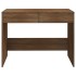Escritorio madera de ingeniería marrón roble 101x50x76,5