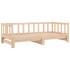 Sofá cama extraíble madera maciza de pino 2x(80x200)