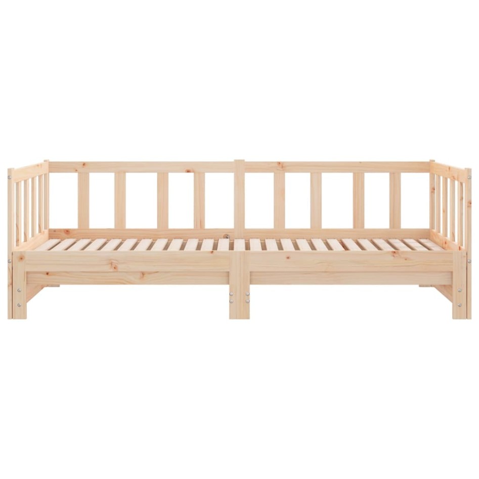 Sofá cama extraíble madera maciza de pino 2x(80x200)