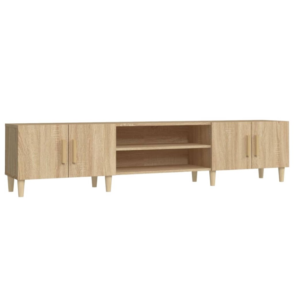 Mueble para TV madera contrachapada roble Sonoma 180x31,5x40