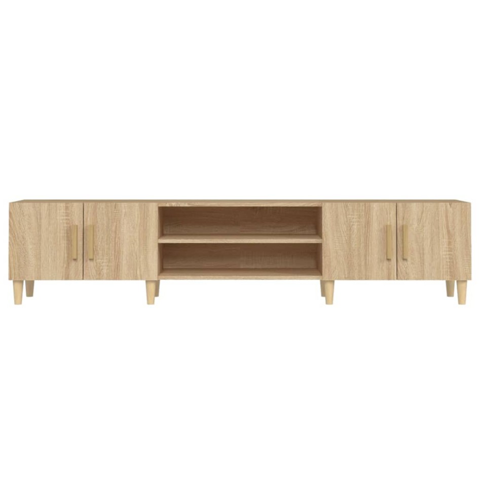 Mueble para TV madera contrachapada roble Sonoma 180x31,5x40