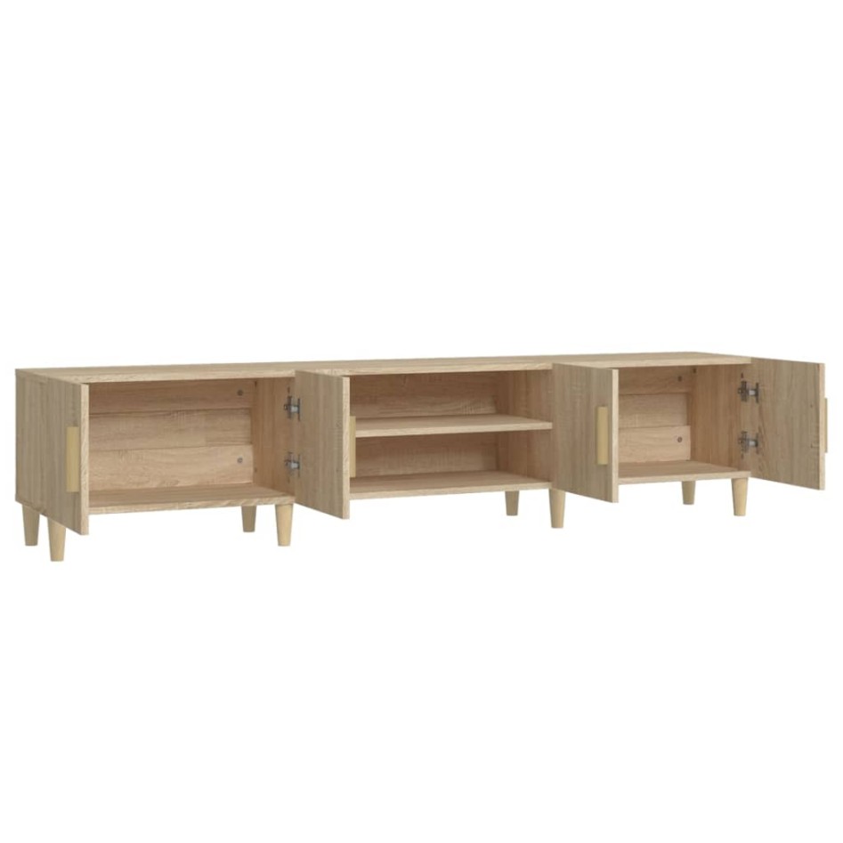 Mueble para TV madera contrachapada roble Sonoma 180x31,5x40