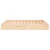 Estructura de cama sin colchón madera maciza 120x200